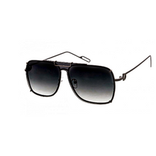 Load image into Gallery viewer, Curve - Premium Aviator Rimless Sunglasses-Sunglasses-Dani Joh-Black &amp; Silver-Dani Joh