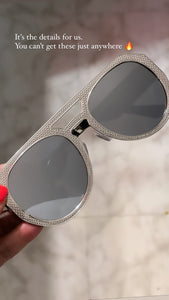 Feelings - Silver Unisex Sunglasses - Dani Joh Eyewear
