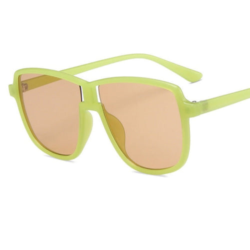 Havoc - Neon & Brown Square Sunglasses - Dani Joh