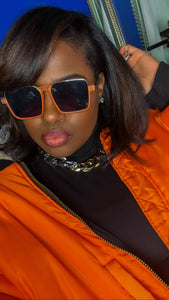 MCC - Orange & Black Sunglasses - Dani Joh Eyewear