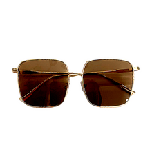 Load image into Gallery viewer, Monica - Square Frame Sunglasses-Sunglasses-Dani Joh-Dark Brown-Dani Joh