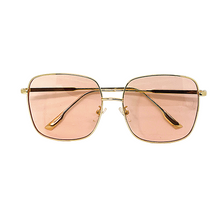 Load image into Gallery viewer, Monica - Square Frame Sunglasses-Sunglasses-Dani Joh-Light Brown-Dani Joh
