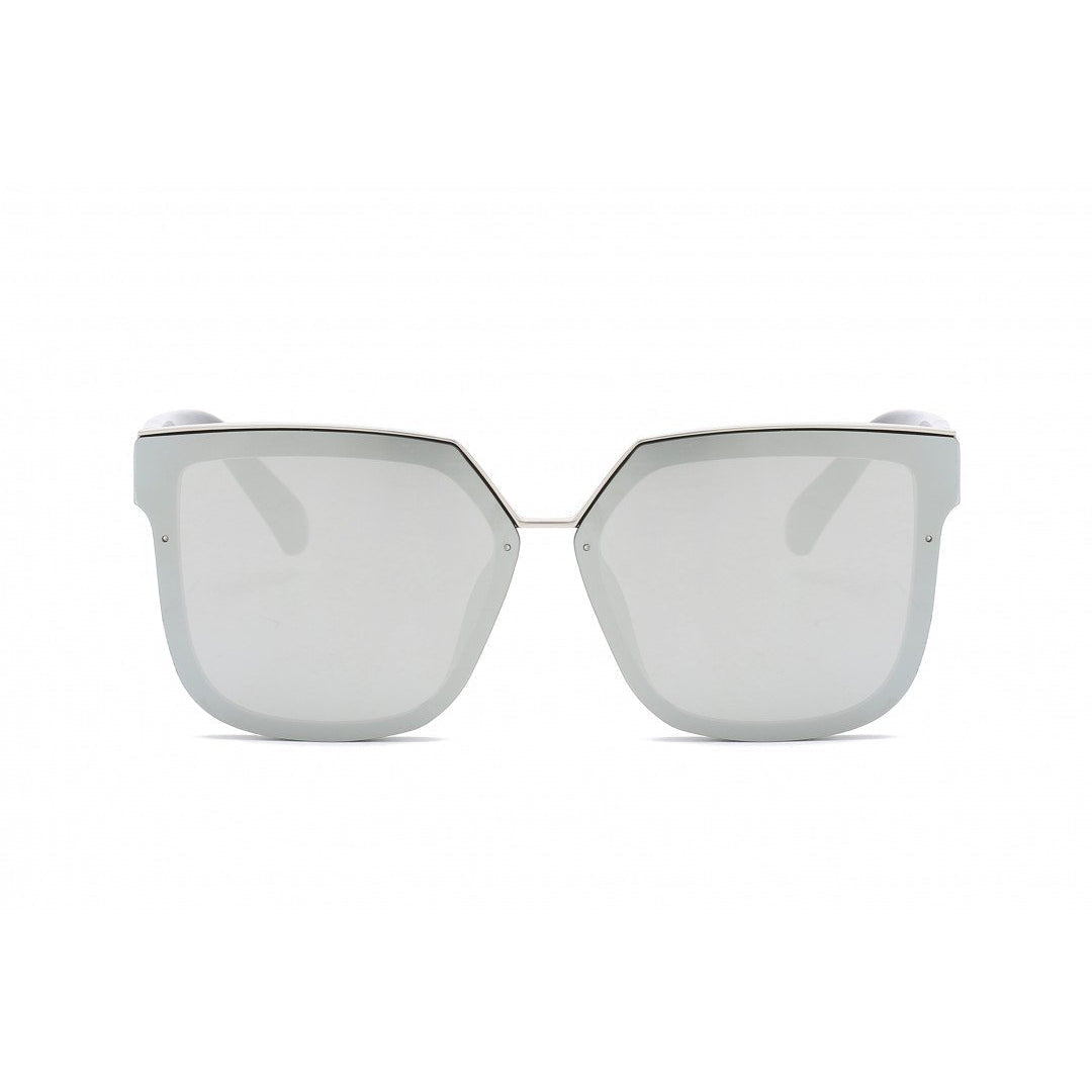 McLovin - Silver Square Sunglasses-Sunglasses-Dani Joh-Dani Joh