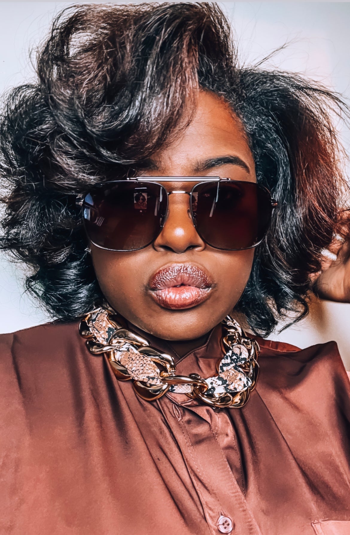 Blown Brown Sunglasses - Dani Joh Eyewear