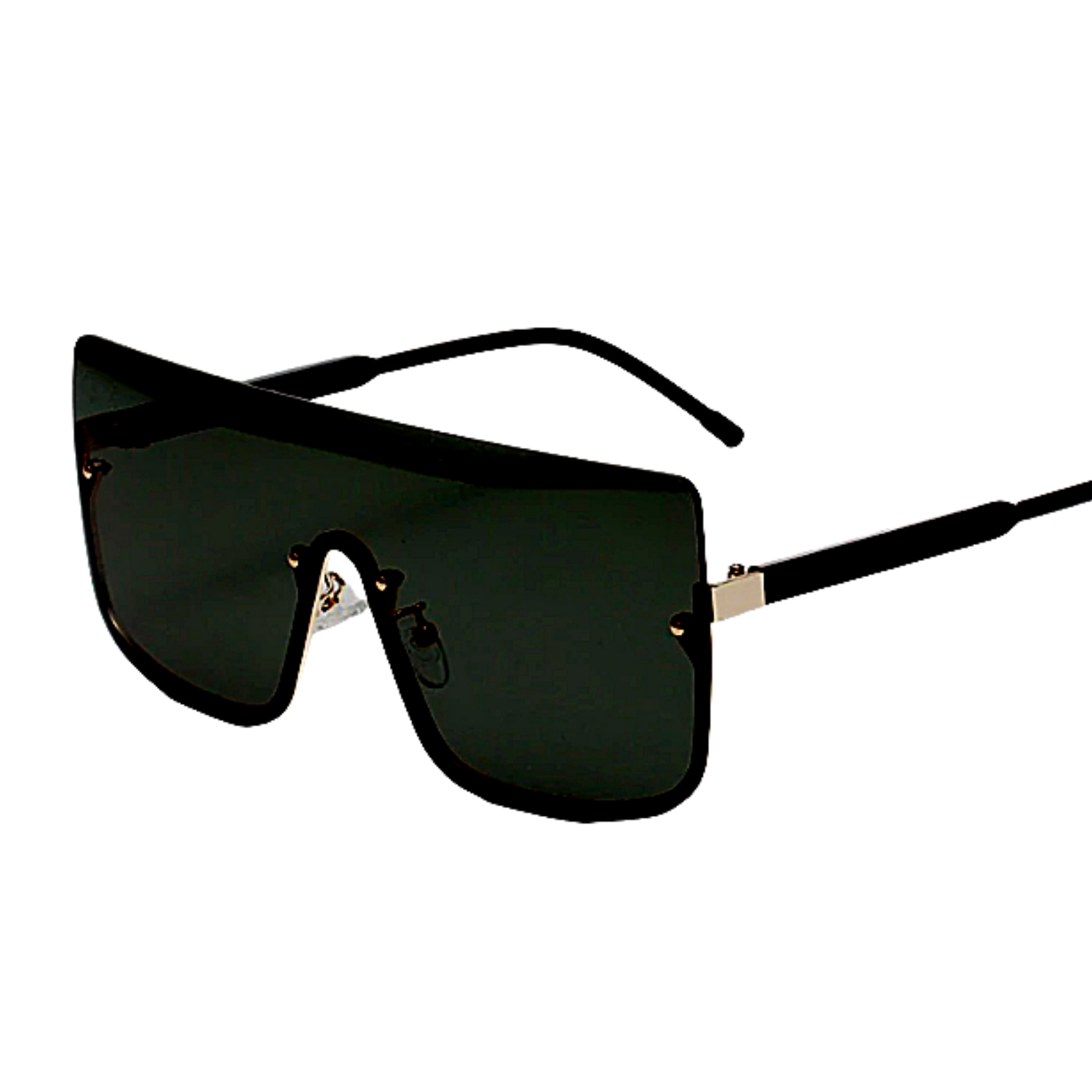 Boo - Rimless Flat Top Square Frame Sunglasses-Sunglasses-Dani Joh-Dani Joh