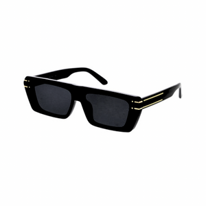Boss - Black & Gold Sunglasses - Dani Joh Eyewear