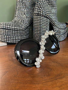 Diva - Oversized Embellished Sunglasses - Dani Joh Eyewear