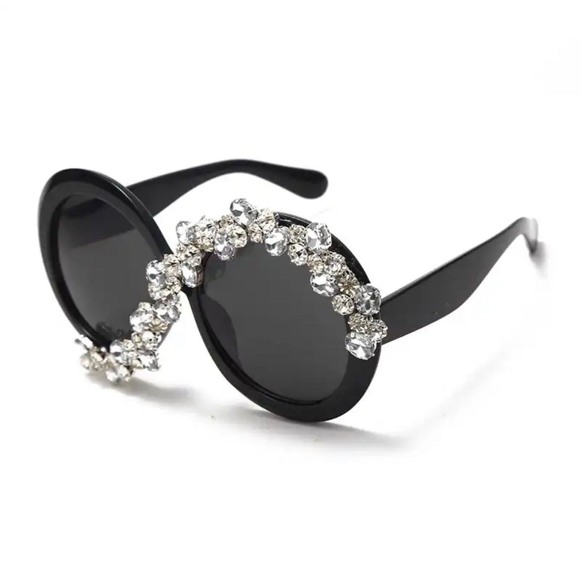 Diva - Oversized Embellished Sunglasses - Dani Joh Eyewear