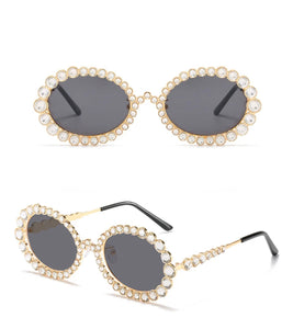Energy - Black Embellished Sunglasses - Dani Joh Eyewear