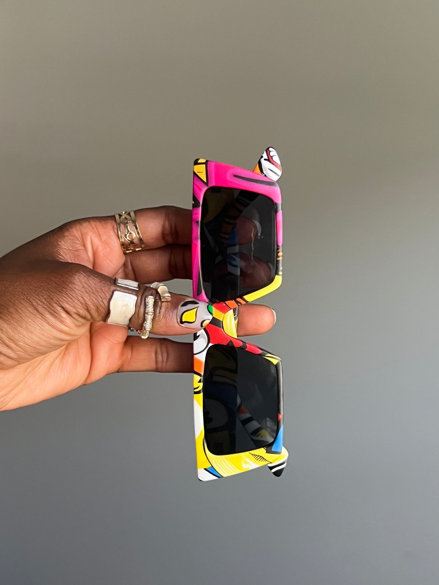 Flav - Square Flat Top Sunglasses