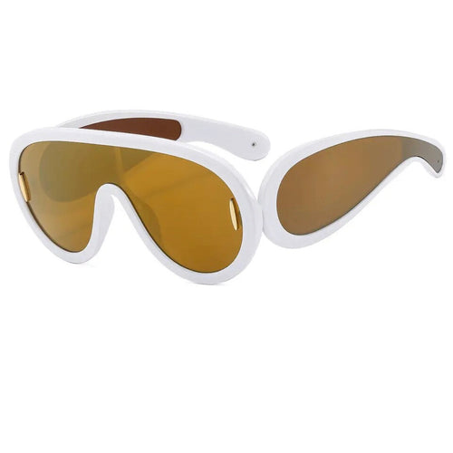 Flex white frame sunglasses Dani Joh Eyewear