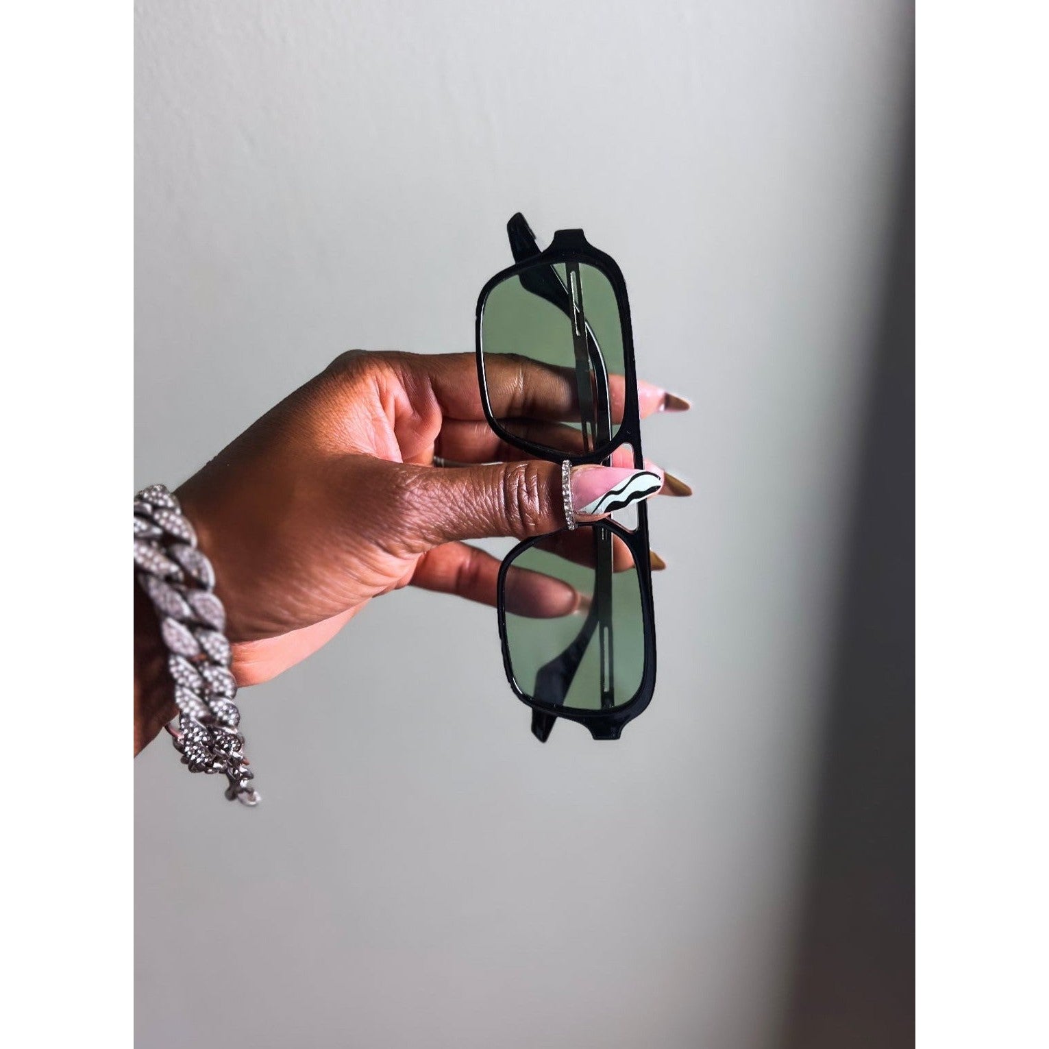 Goals - Thin Green Sunglasses - Dani Joh Eyewear