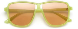 Havoc - Neon & Brown Square Sunglasses - Dani Joh