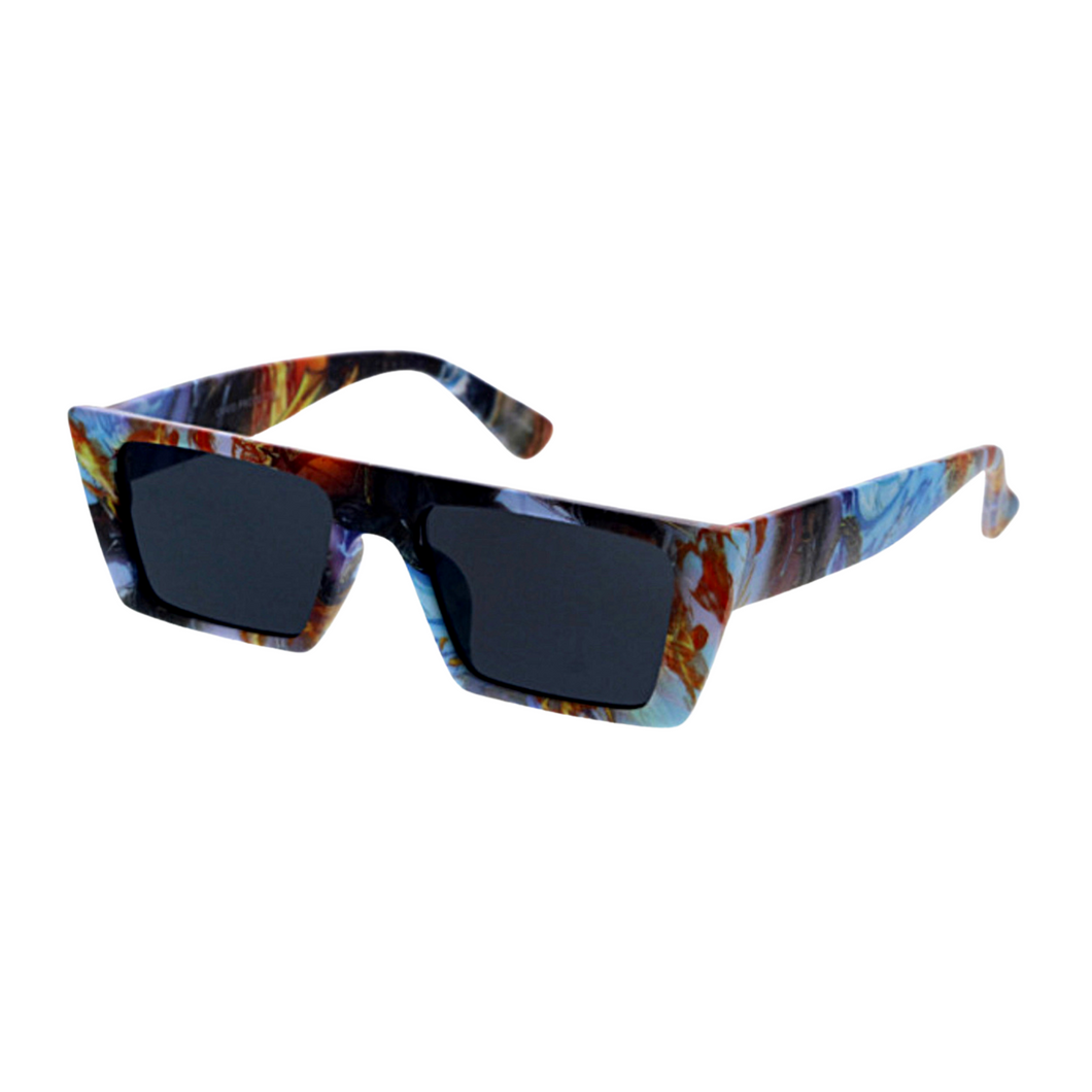 Lava - Square Flat Top Sunglasses - Dani Joh Eyewear