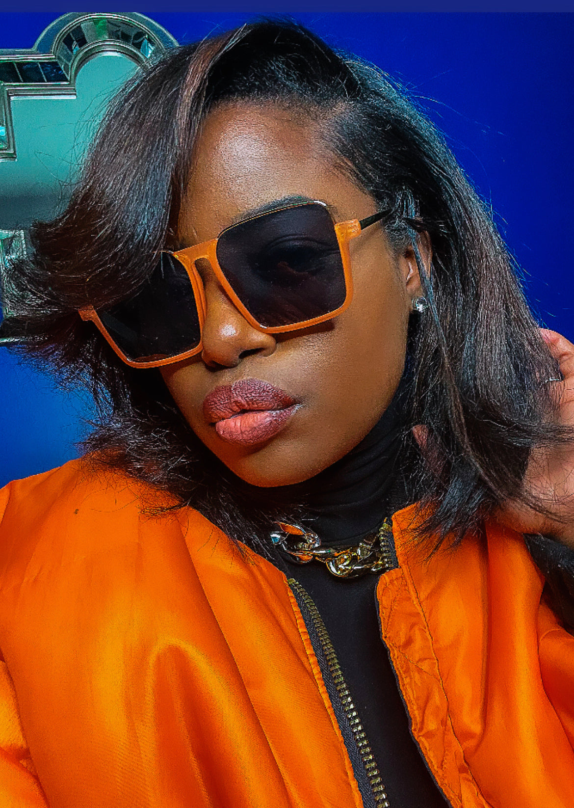 MCC - Orange & Black Sunglasses - Dani Joh Eyewear