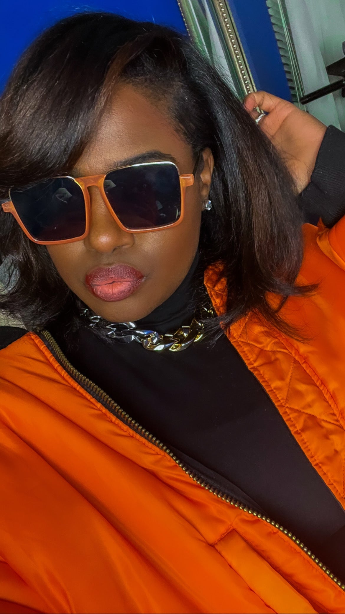 MCC - Orange & Black Sunglasses - Dani Joh Eyewear