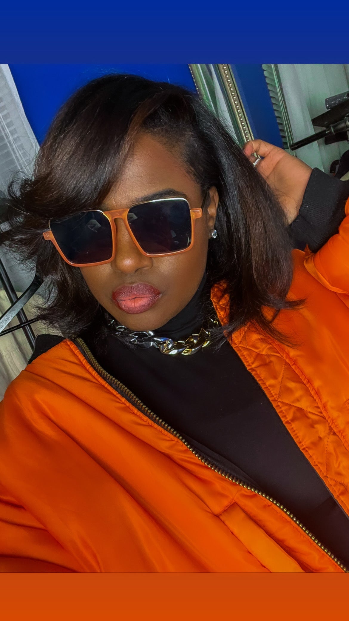 MCC - Orange & Black Sunglasses - Dani Joh Eyewear