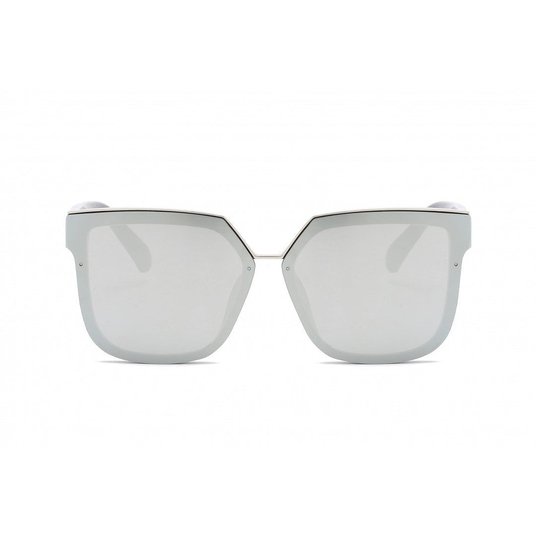 McLovin - Silver Square Sunglasses-Sunglasses-Dani Joh-Dani Joh