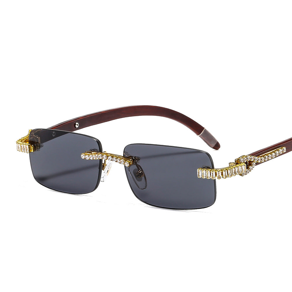 Melo - Dark Rectangle Sunglasses - Dani Joh Eyewear