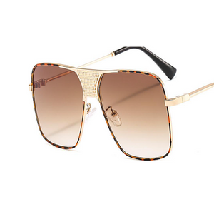 Minx - Brown and Gold Sunglasses-Sunglasses-Dani Joh-Dani Joh