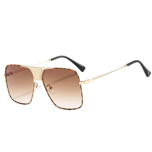 Minx - Brown and Gold Sunglasses-Sunglasses-Dani Joh-Dani Joh