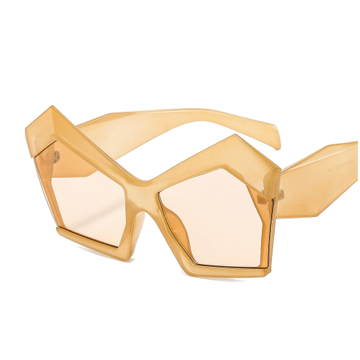 Bolt - Luxury Oversized Brown Sunglasses - Dani Joh