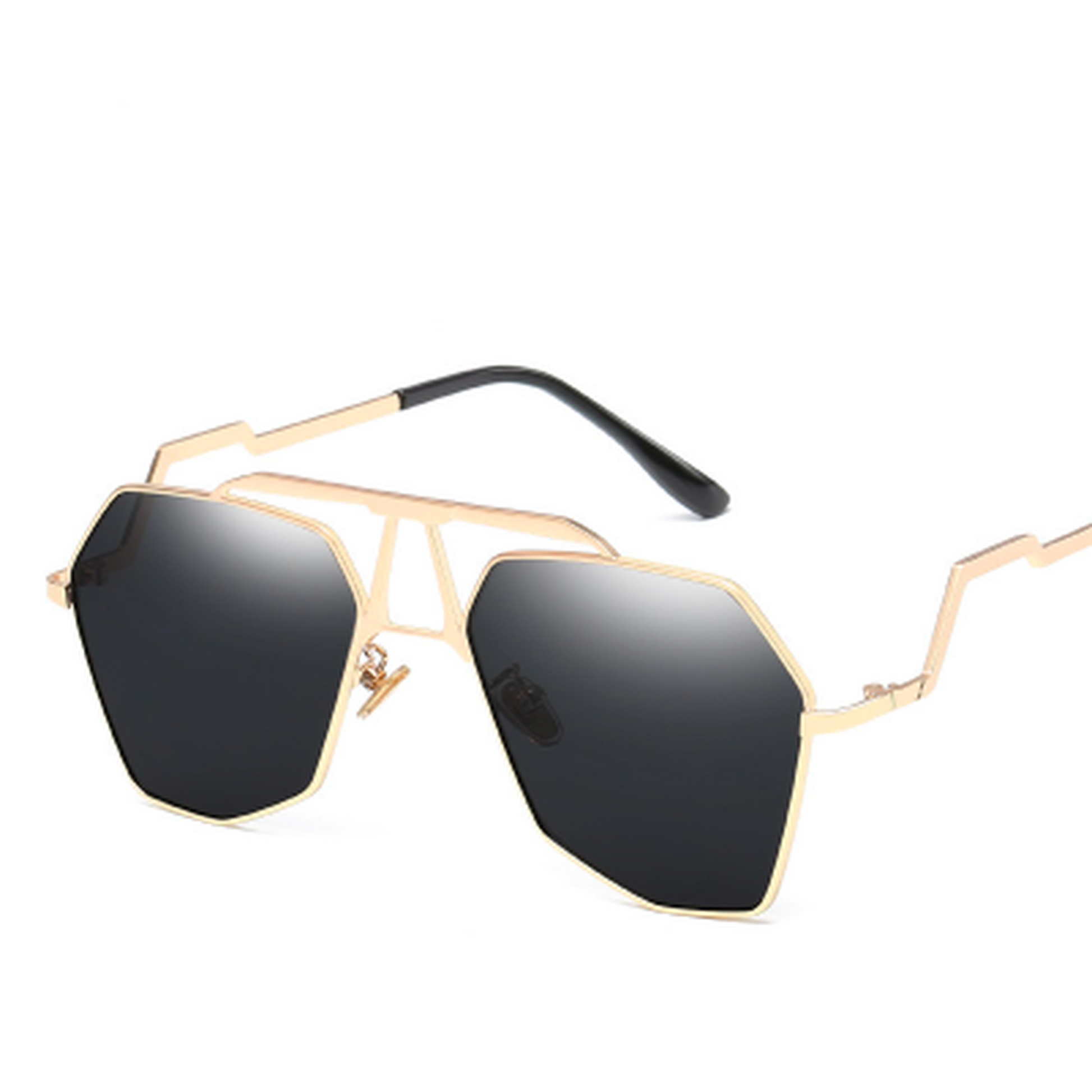 Black-gold-Sunglasses-black-owned-sunglasses-Dani Joh Eyewear