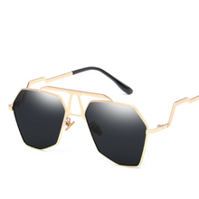 Load image into Gallery viewer, Black-gold-Sunglasses-black-owned-sunglasses-Dani Joh Eyewear