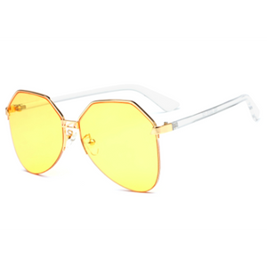 Cali - Yellow Aviator Sunglasses-Sunglasses-Dani Joh-Dani Joh
