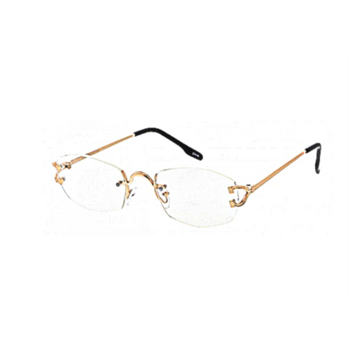 Catch - Rectangle Rimless Eyeglasses-Eyeglasses-Dani Joh-Dani Joh