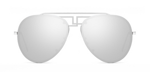 Denver Black and Silver Aviator Sunglasses-Sunglasses-Dani Joh-Dani Joh