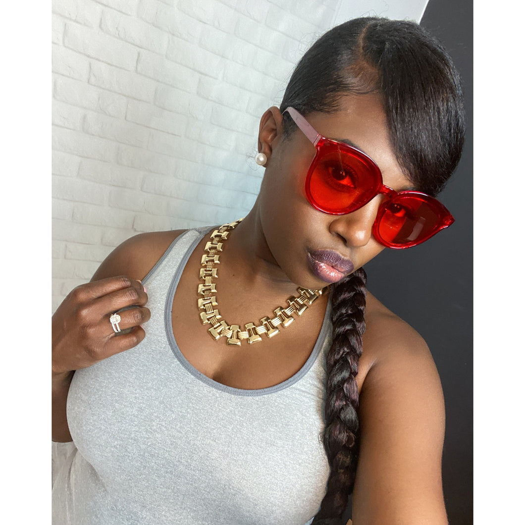 Exposed - Red Sunglasses-Sunglasses-Dani Joh-Dani Joh