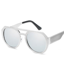 Load image into Gallery viewer, Feelings - Silver Unisex Sunglasses-Sunglasses-Dani Joh-Dani Joh