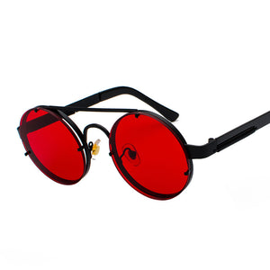 Forty - Red Round Sunglasses - Dani Joh Eyewear