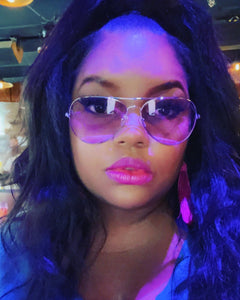 Fun - Light Pink/Purple Aviator Sunglasses - Dani Joh
