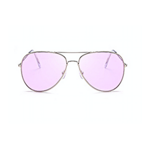 Fun - Light Pink/Purple Aviator Sunglasses-Sunglasses-Dani Joh-Dani Joh