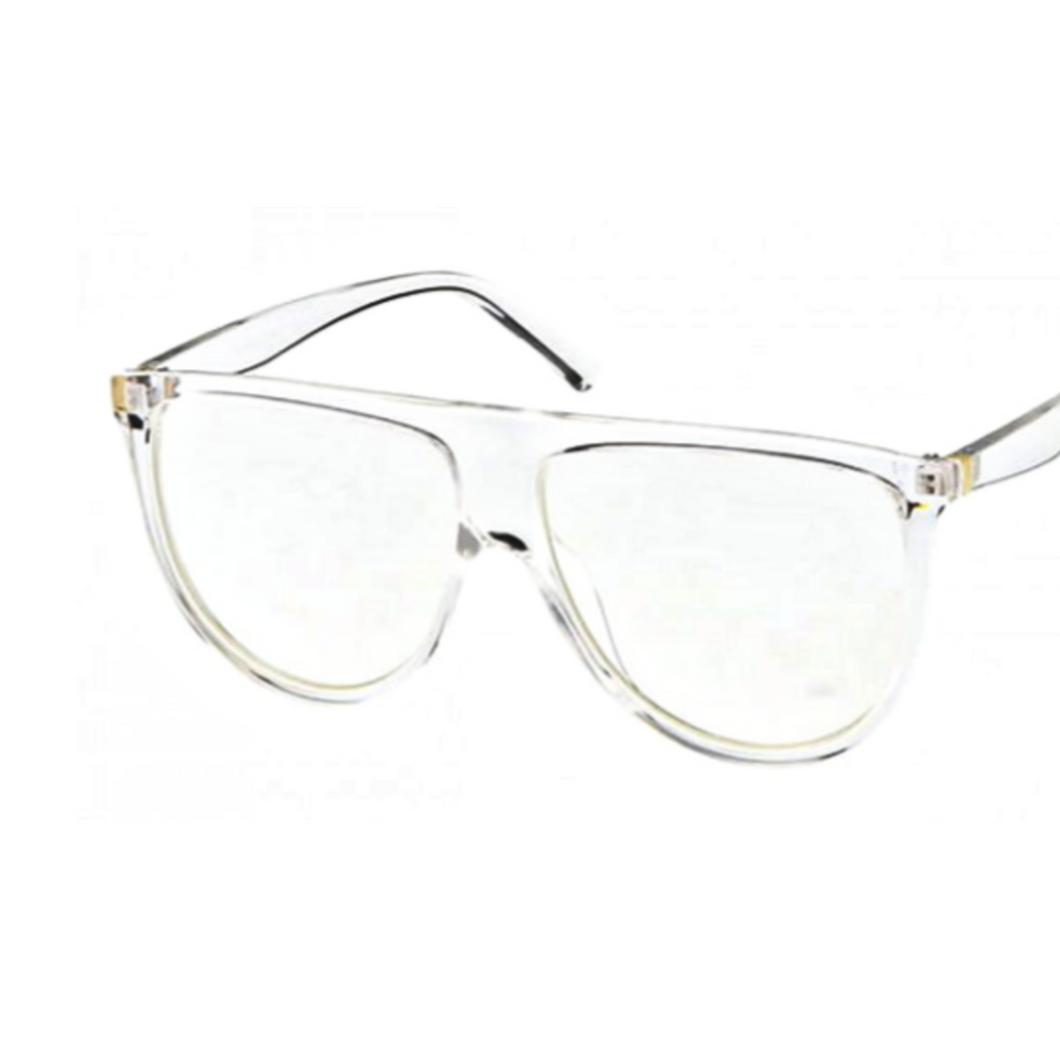 Glass - Flat Top Aviator Eyeglasses-Sunglasses-Dani Joh-Dani Joh