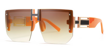 Load image into Gallery viewer, Helium - Orange &amp; Black Sunglasses - Dani Joh