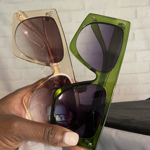 Khloe - Green Sunglasses - Dani Joh Eyewear 