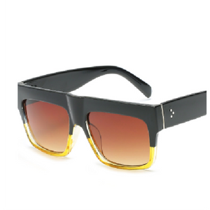 Known - Two Tone Square Black Sunglasses-Sunglasses-Dani Joh-Dani Joh