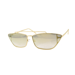 Leo - Gold Metal Cat Eye Sunglasses-Sunglasses-Dani Joh-Dani Joh