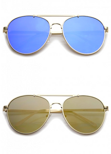 Limitless - Blue Aviator Sunglasses-Sunglasses-Dani Joh-Dani Joh