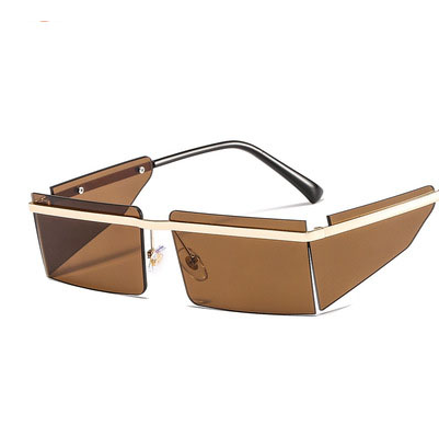 Louis V - Brown Side Shield Sunglasses - Dani Joh Eyewear