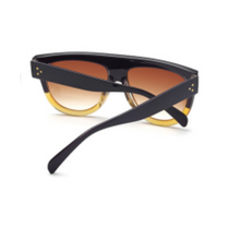 Load image into Gallery viewer, Lover - Brown Flat Top Sunglasses-Sunglasses-Dani Joh-Dani Joh