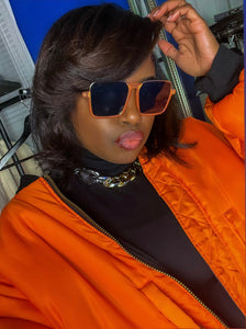 MCC - Orange & Black Sunglasses - Dani Joh Eyewear
