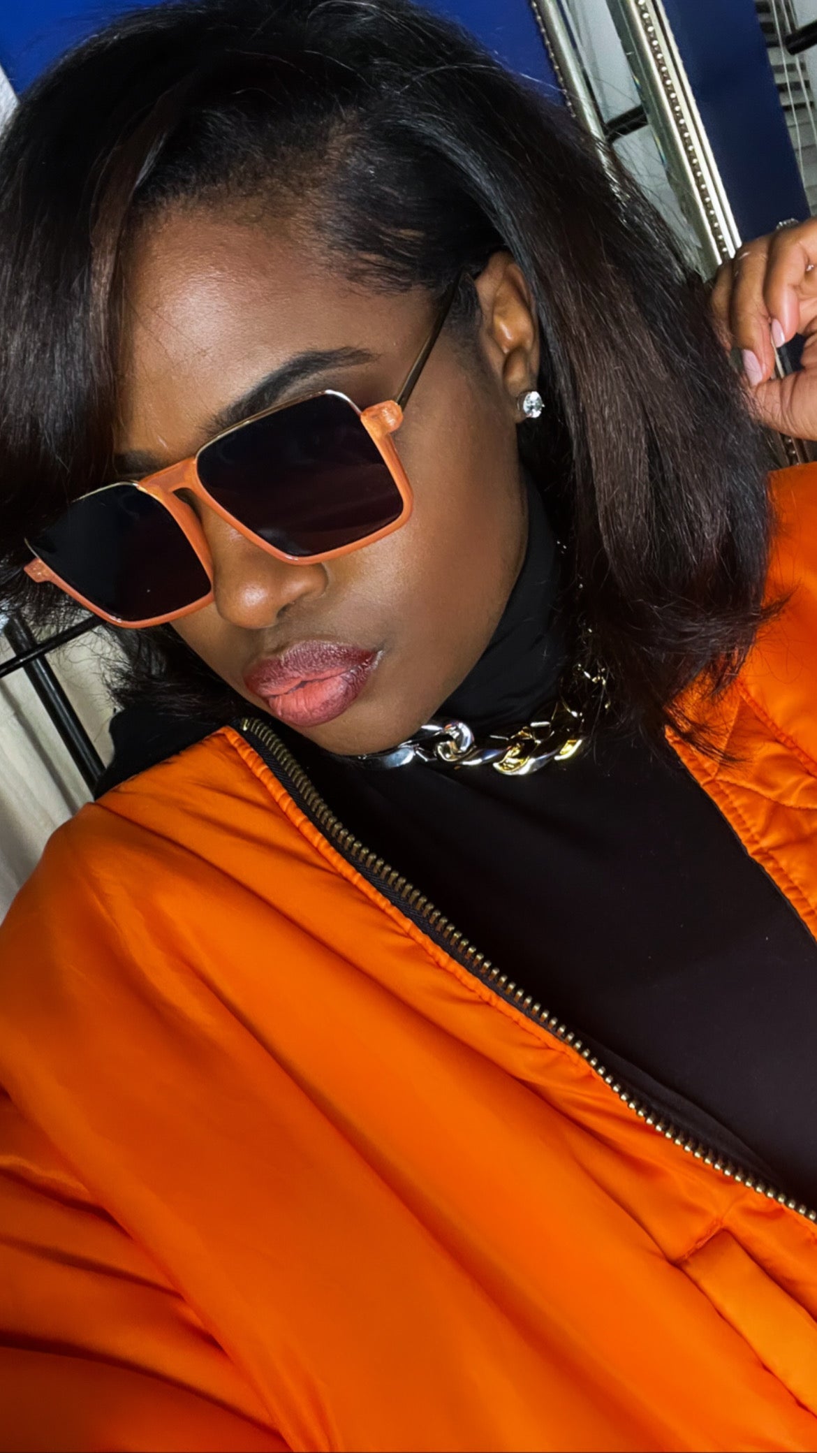 MCC - Orange & Black Sunglasses - Dani Joh Eyewear