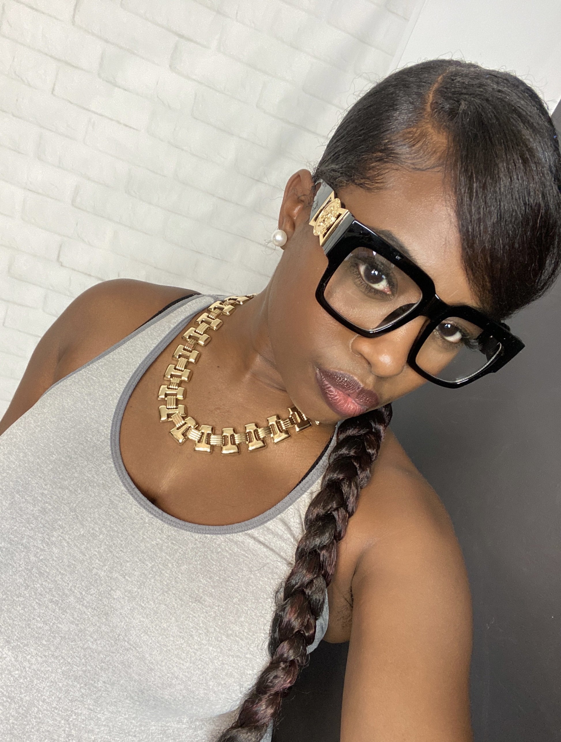 Mansion - Horned Rim Luxury Eyeglasses-Eyeglasses-Dani Joh-Dani Joh