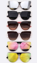 Load image into Gallery viewer, McLovin - Silver Square Sunglasses-Sunglasses-Dani Joh-Dani Joh