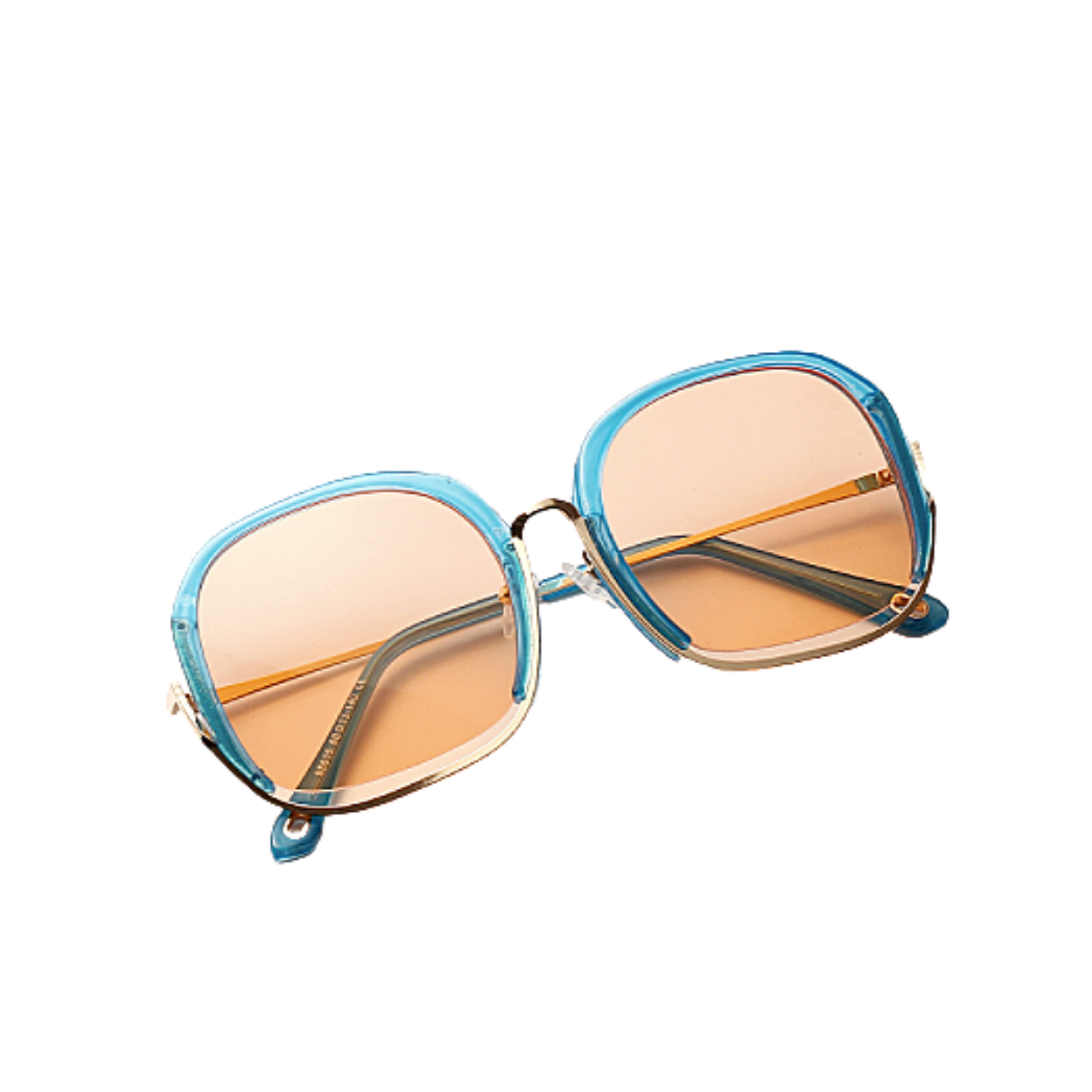 Mellow - Round Two Tone Sunglasses-Sunglasses-Dani Joh-Dani Joh