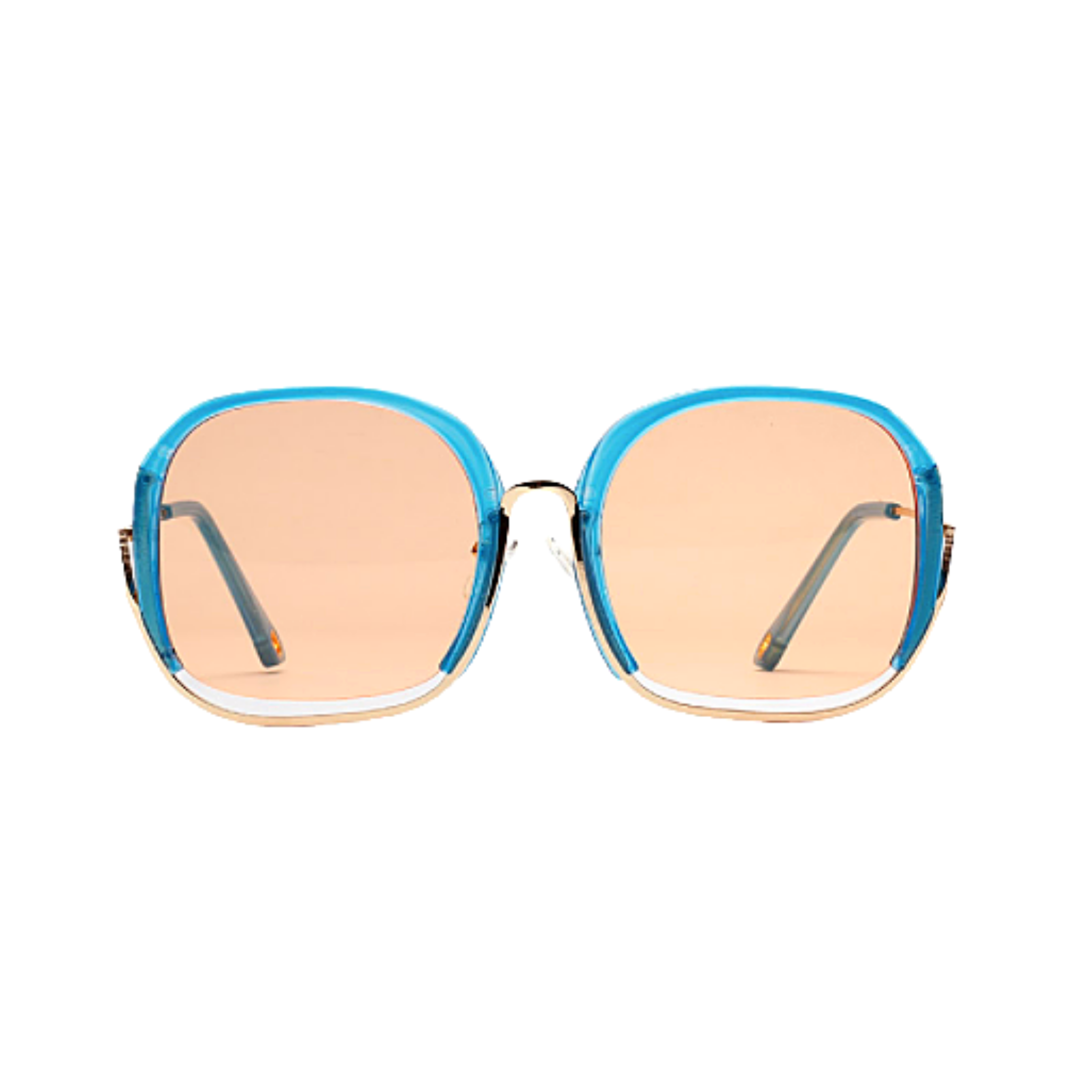 Mellow - Round Two Tone Sunglasses-Sunglasses-Dani Joh-Dani Joh